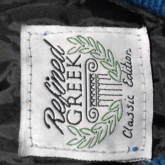 FINAL SALE! RARE! Sigma Refined Greek Blue Wool White Leather Letterman Jacket - Picture 7 of 16